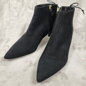 GRIGIARANCIO Suede Booties Black Made in Italy